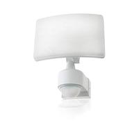 HUBER LED Spotlight with Motion Sensor 360° 20 W 1800 lm Very Sensitive thanks to 3 Sensors and Matrix Lenses, Includes Crawling Protection and Range Limiter, Wall and Corner Mounting, IP65, White