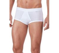 HUBER Men's De Luxe Slip mit Eingriff Briefs, White (White 0500), XL