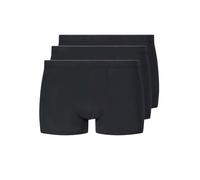 Huber Men's Just Comfort Herren Pant 3er Pack Boxer Shorts, Black (Schwarz 7665), Small