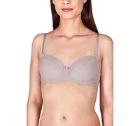 Huber Women's Body Essentials Damen Bügel Bh Non-Padded Wired Bra, Silver (Light Taupe 0636), 36D (Size: 80 D)