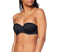 HUBER Women's Damen Bandeau Bh Balconette, Black (Black 7664), 34C