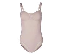 Huber Women's Essentials Body Damen Shaping Bodysuit, Silver (Light Taupe 0636), (Size: 85 C)