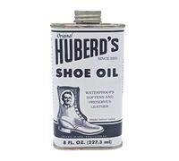 Huberd’s Shoe Oil - Leather Conditioner and Waterproofer Since 1921. Easy Pour Formula Waterproofs, Softens, and Conditions Boots, Shoes, Bags, Belts, Gloves, Saddles, Tack and Harness.