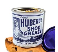 Huberd's Shoe Grease - Leather Conditioner & Waterproofer Since 1921 | 7.5 oz can. Beeswax & pine tar formula. Waterproofs, conditions & softens boots, shoes, saddles, bags, and leather gear.