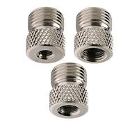 HUBEST 1/8" Male Airbrush Conversion Adaptor,Airbrush Hose Adaptor Fitting 1/8" Male to Badger Paasche Aztec Airbrush
