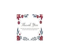 HUBGFEQ 30 Small Thank You Cards - Order Confirmation & Thank You Label Retail Store Decor Gift Set-30Pcs_A