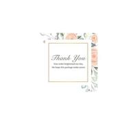 HUBGFEQ 30 Small Thank You Cards - Order Confirmation & Thank You Label Retail Store Decor Gift Set-30Pcs_F