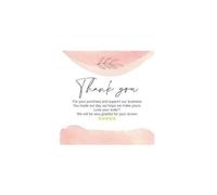 HUBGFEQ 30 Small Thank You Cards - Order Confirmation & Thank You Label Retail Store Decor Gift Set-30Pcs_E
