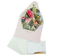 HUBGFEQ Premium 3D Pop-Up Creative Card Set, Floral Birthday Christmas Postcards, Romantic Party Decoration-01-2 Sets