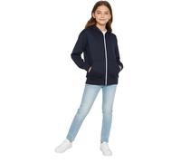 HUBIBUBI Solid Full-Zip Hoodie - Soft Fleece Kids Sweatshirt Jacket for Boys & Girls - Essential Hooded Outerwear with Pockets for Comfort & School (UK, Age, 9 Years, 10 Years, Regular, Navy)