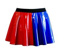 HUBIBUBI Women and Kids Halloween Costumes Cosplay Halloween Red Blue Jackets Knickers Hotpants Leggings Daddys Little Monster (Red and Blue - Skater Skirt, 20-22 Plus)