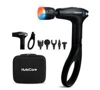 HubiCare Heat and Cool Massage Gun with Upgraded Extension Handle, Percussion Massage Gun Deep Tissue, Muscle Back Massagers Handheld, Portable for Pain Relief, LED Display