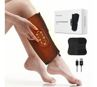 HubiCare Wireless Leg Massager Strong Calf & Thigh Compression with Heat & Vibration, 4 Modes 3 Intensities, Rechargeable, Adjustable Fit, Self-Care Gift for Relaxation & Pain Relief (1 Pcs)