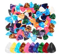 HUBLEVEL - 600pcs Celluloid Guitar Picks Guitar Picks for Acoustic Guitar, Includes 0.46mm, 0.71mm, 0.96mm, Easy to Use