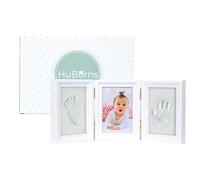 HuBorns - Baby Hand and Footprint Kit - New Born Gifts & Keepsakes - Non-Cracking Clay Baby Footprint Kit & Handprint Kit - New Baby Essentials & Baby Accessories - New Mum Gifts