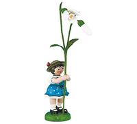 Hubrig Flower Girl 11 cm Flower Child with Snowdrop Erzgebirge