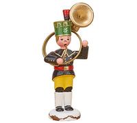 Hubrig Volkskunst Winter Children Miner Sousaphone - 9 cm / 3.5 inch