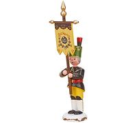 Hubrig Volkskunst Winter Children Miner with Banner - 9 cm / 3.5 inch