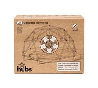hubs Geodesic Dome Kit - Scalable - DIY - Garden Building - Architecture - Buckminster Fuller - Arbour - Fruit Cage - 26pcs