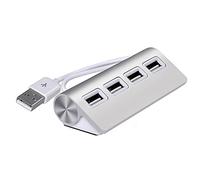 Hubs HUB USB 4 Port USB 2.0 Port PC Tablet Portable OTG Aluminium USB Splitter C?ble Accessories USB Hubs
