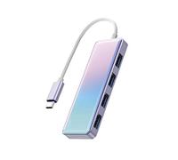 Hubs USB 3.0 Gradient Colour Splitter Typec External Notebook Hub Expansion Dock USP Multi-Interface Converter Hub Drag Four USB Adapter USB Hubs