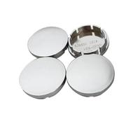 HUBXHEIY 4pcs/Set 56mm Car Wheel Center Hub Caps Universal ABS Vehicle Tyre Tire Rim Cover Protector Decorations(Silver)