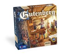 HUCH!, Gutenberg game, connoisseur game about the creation of book printing, exciting strategy games with unique gear mechanism, for 1-4 players from 12 years