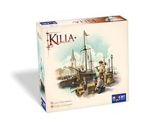 Huch!, Kilia, historical strategy game, building game for trade and shipping, for connoisseurs and beginners, for 2-4 players from 14 years