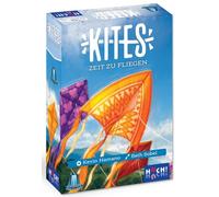 HUCH! Kites, Time to Fly, Cooperative Family Game, Fast and Fun Society Game, Play the Right Card and Turn the Hourglass Time, for 2-6 Players from 8 Years