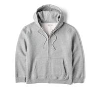 Huckberry Flint and Tinder 10-Year Hoodie, Crewneck or Full Zip Sweatshirt, Made in the USA, Heavyweight Mens Jackets, Mid Heather Grey, S