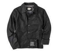 Huckberry Flint and Tinder James Waxed Snap Jacket, Coal, L