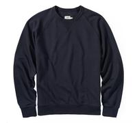 Huckberry Flint and Tinder Midweight Terry Crewneck Sweatshirt, Mens Pullover Sweatshirt, Navy, Large