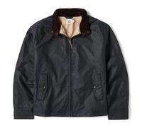 Huckberry Flint and Tinder Waxed Harrington Jacket, Dark Navy, L