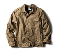 Huckberry Men's Flint And Tinder Flannel Lined Waxed Trucker Jacket Flint and Tinder Trucker Jacket with Flannel Lining, Waxed, field tan, L