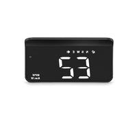 HUD GPS Speedometer, M1 white,AMROOLOO Windshield Mount Digital MPH Display for All Cars