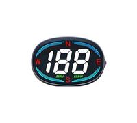 HUD Speedometer for Car Head Up Display LED Digital Speed Meter Direction Over-speed Reminder Auto Multi-functional Gauges(Black)