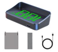 HUD Speedometer Projector Car Heads Up Display for Peugeot 5008 (5 sièges) 2017-2023, Windshield Projector Speedometer with Clear Digital Display, Plug Play,Green light