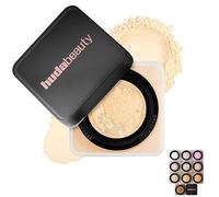Huda Beauty Easy Bake Loose Baking & Setting Powder -Non Cakey Finish Locks In Foundation, Loose Setting Powder Translucent For Natural Look And Everyday Use (banana bread)