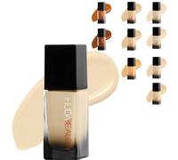 Huda Beauty Easy Blur Natural Airbrush Foundation with Niacinamide - Long-Lasting,Weightless Feel for a Flawless Finish (#100)