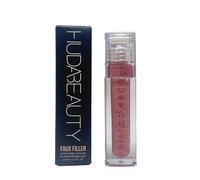 Huda Beauty Faux Filler Extra Shine Lip Gloss, Sugar Baby (Light Pink), 0.13 oz / 3.9 ml