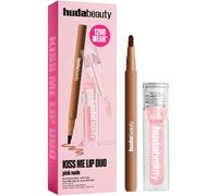 HUDA BEAUTY Kiss Me Lip Duo (Various Shades) (Worth £43.00) - Pinky Brown