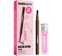 HUDA BEAUTY Kiss Me Lip Duo (Various Shades) (Worth £43.00) - Rich Brown