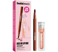 HUDA BEAUTY Kiss Me Lip Duo (Various Shades) (Worth £43.00) - Warm brown