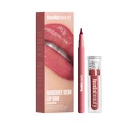 Huda Beauty Makeout Sesh Lip Duo Rosy Nudes