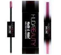 HUDA BEAUTY Matte & Metal Melted Shadows: Silk Bomber & Bubblegum Dual-Ended Liquid Eyeshadow