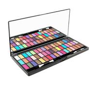 HUDA GIRL 51 Colors Eyeshadow Palette with Brush, Matte and Shimmer Finish, Professional Makeup Kit for Women, Lightweight and Blender, Includes Mirror, 2 Brushes and One