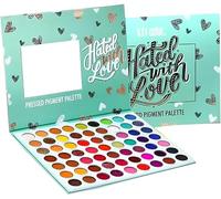 HUDA GIRL Beauty Hated with Love Eyeshadow Palette Set with Mirror, 63 Colours, Glitter, Versatile, Swiss Style Makeup for Women (Shade-01)