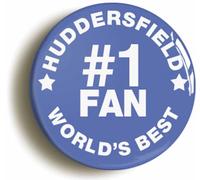 Huddersfield #1 Fan Fridge Magnet (Circular 2inch / 50mm Diameter)