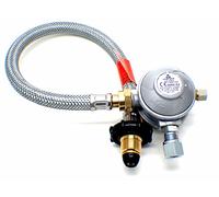 Huddersfield Gas 30mbar 10mm Outlet Caravan Regulator 0.5m Over braded HW Propane Pigtail Kit