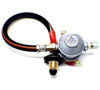 Huddersfield Gas 30mbar 10mm Outlet Caravan Regulator Kit 0.5m Handwheel Pigtail for Propane